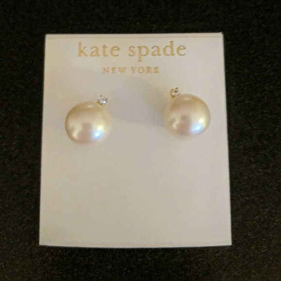 Kate Spade Pearl And Diamond Earrings 2025